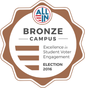 Award for Excellence in Student Voter Engagement