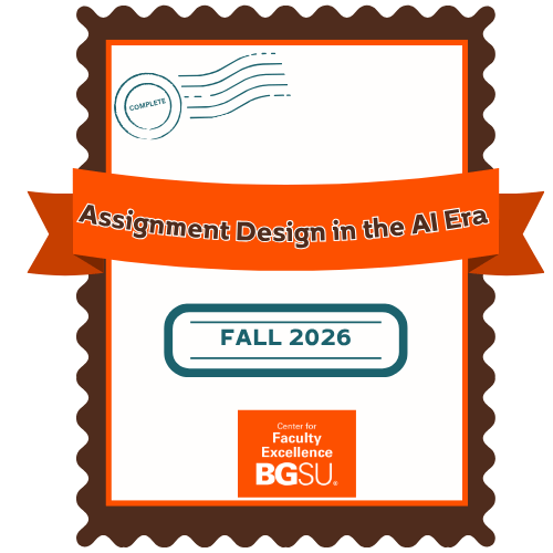 Fall 2026 Assignment Design in the AI Era  Series Stamp Spring 2025 - 1
