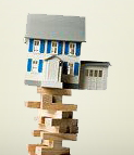 Image of house on leaning blocks