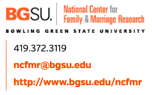 BGSU/NCFMR logo with contact info
