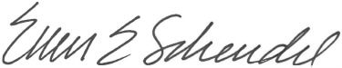 dean schendel signature