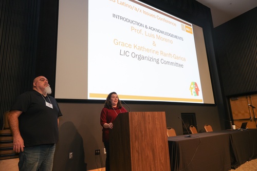 Dr. Luis Moreno and Grace Ranft-Garcia Speak at the Opening Session 