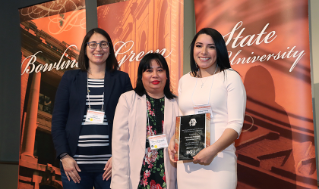 Outstanding Alumni Award to winner Esther Perez
