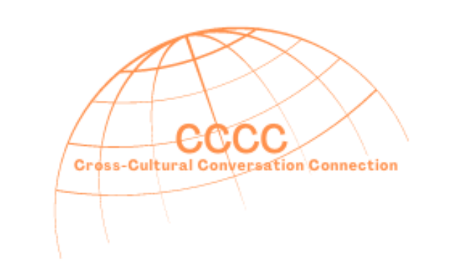 CCCC cross-cultural conversation connection program overlayed on a globe