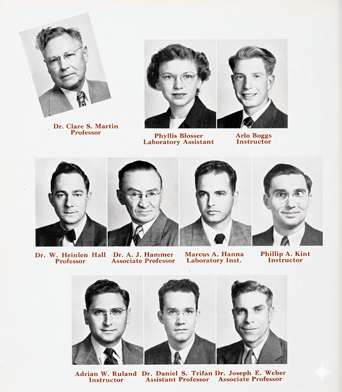 image of Chemistry Faculty 1950