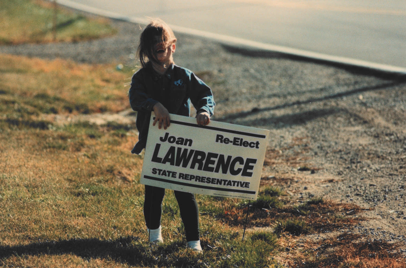 IMAGE-Meredith-Baker-with-campaign-sign-1994-LAWRENCE