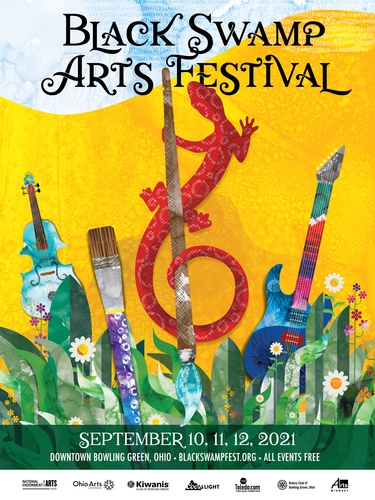 Karlovec Black Swamp Arts Festival Poster