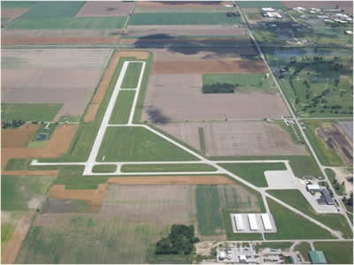 Aerial Photo of the Wood County Regional Airport