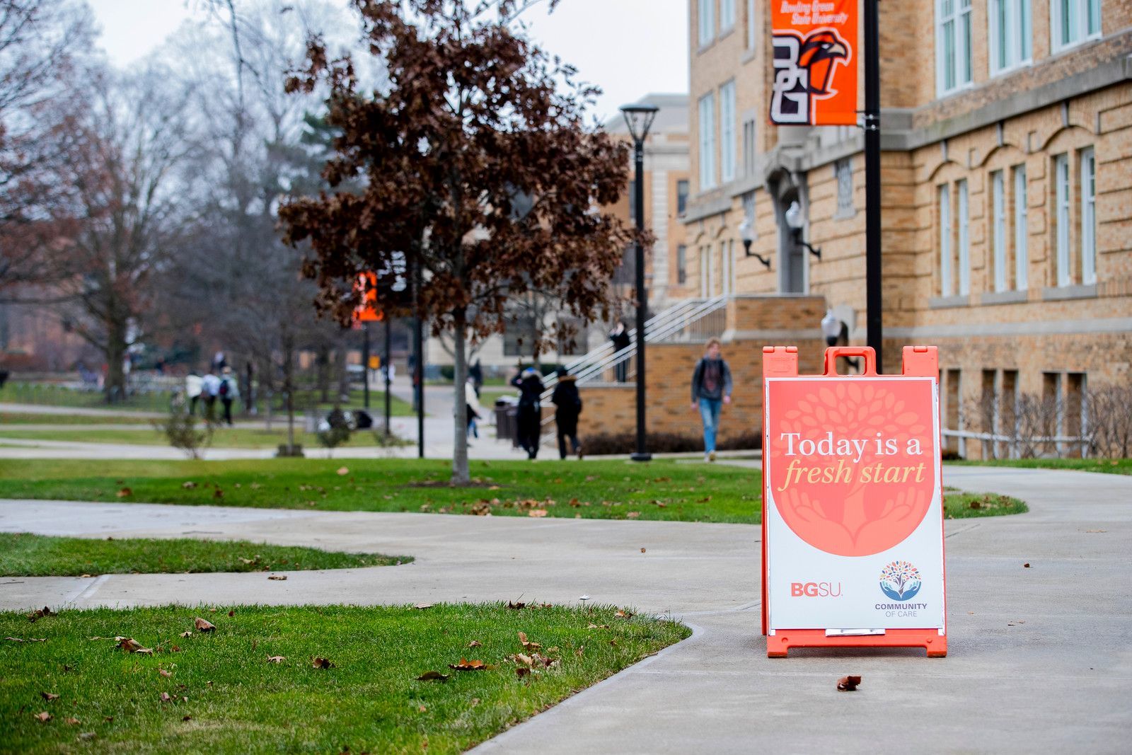 BGSU Advertising for the on-campus food bank