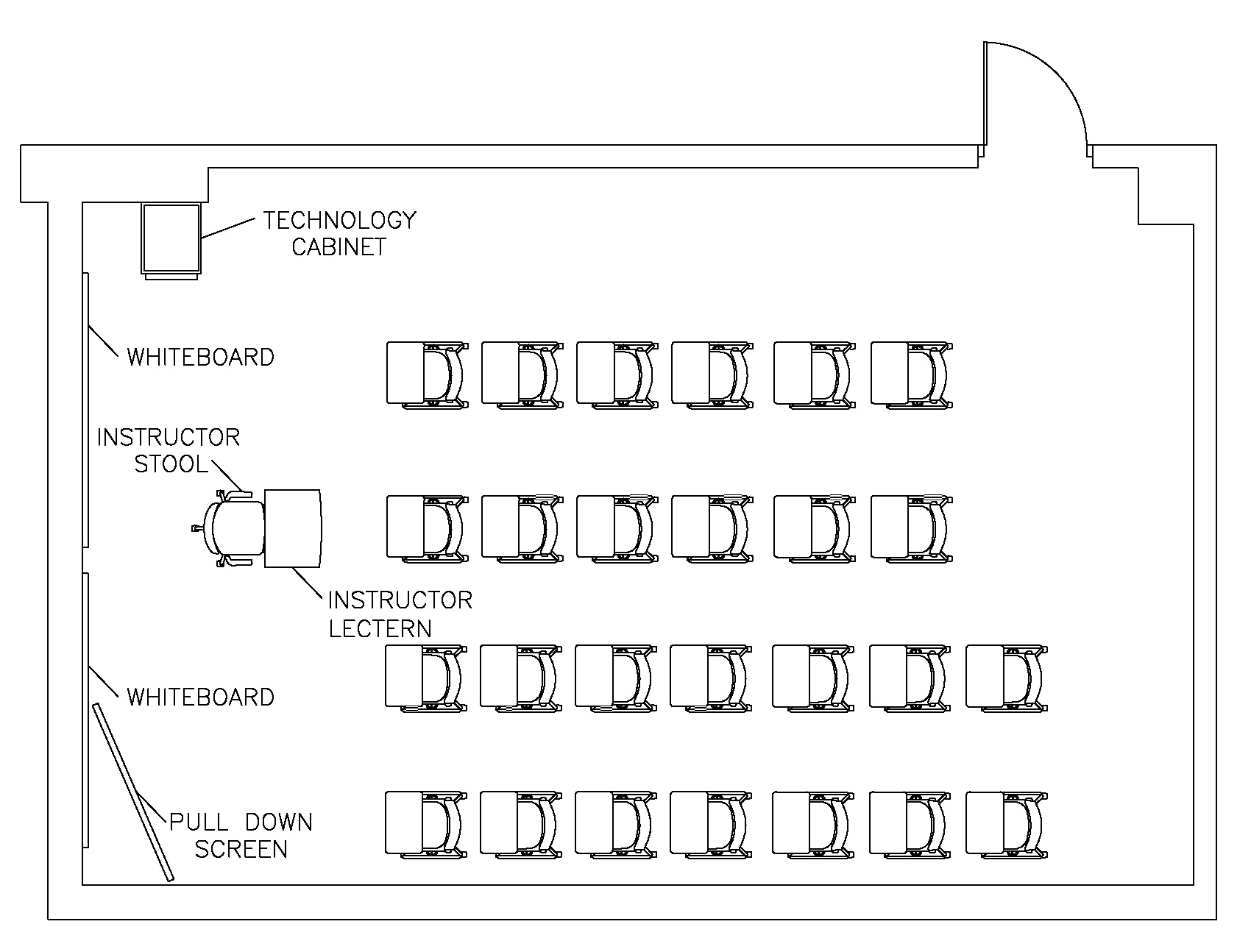 Central Hall 106 Diagram