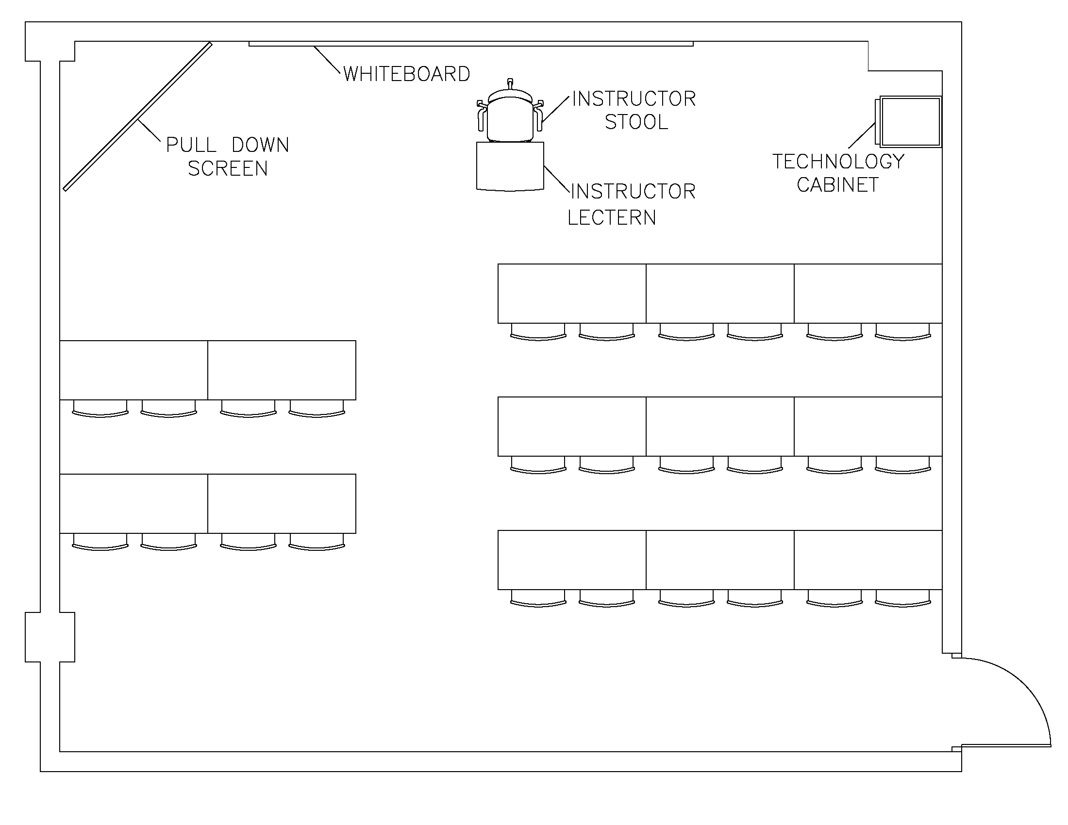 Central Hall 117 Diagram