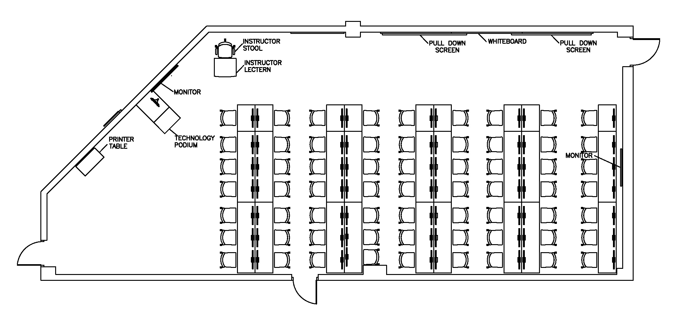 Central Hall 1005 Diagram