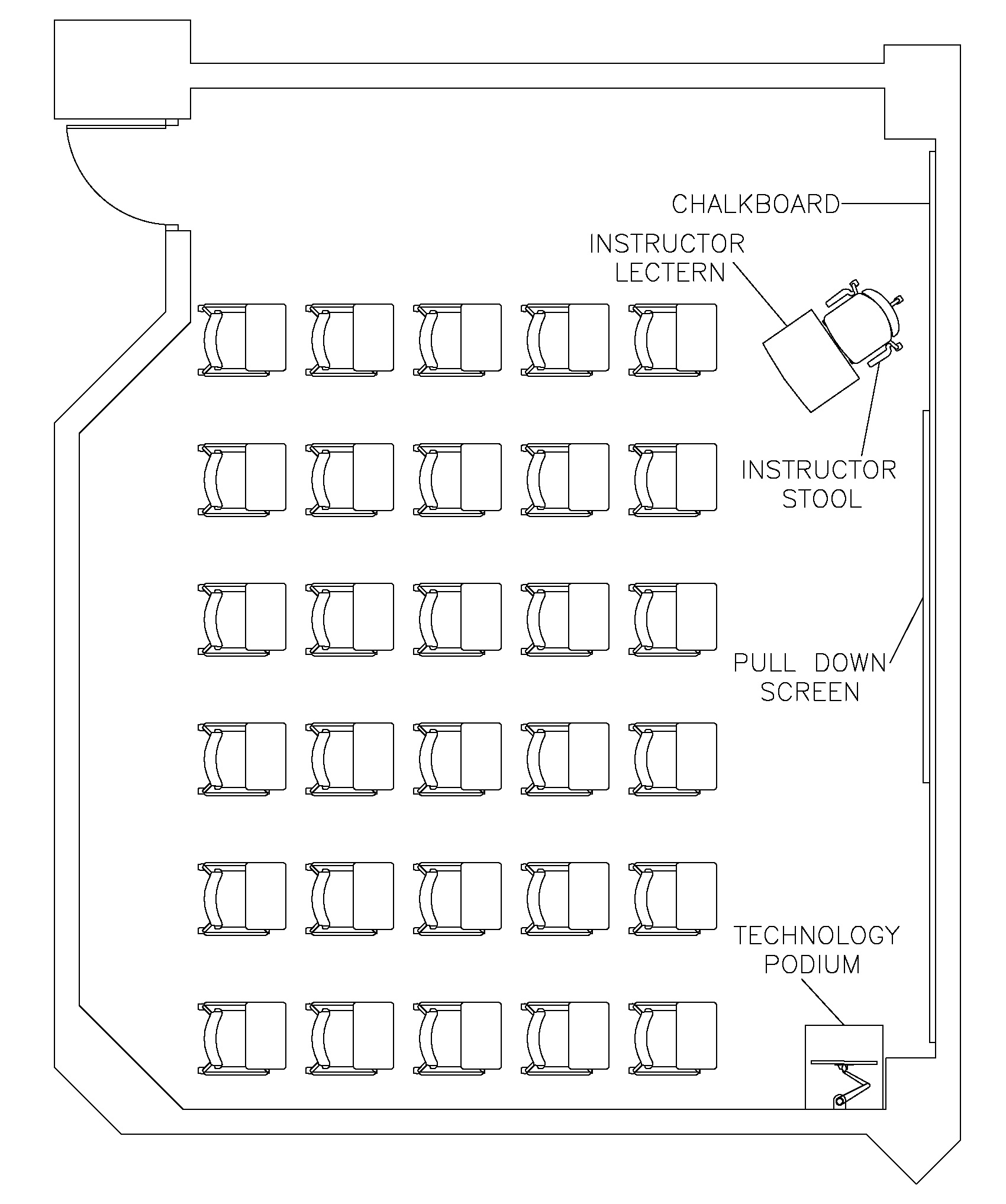 Central Hall 1009 Diagram