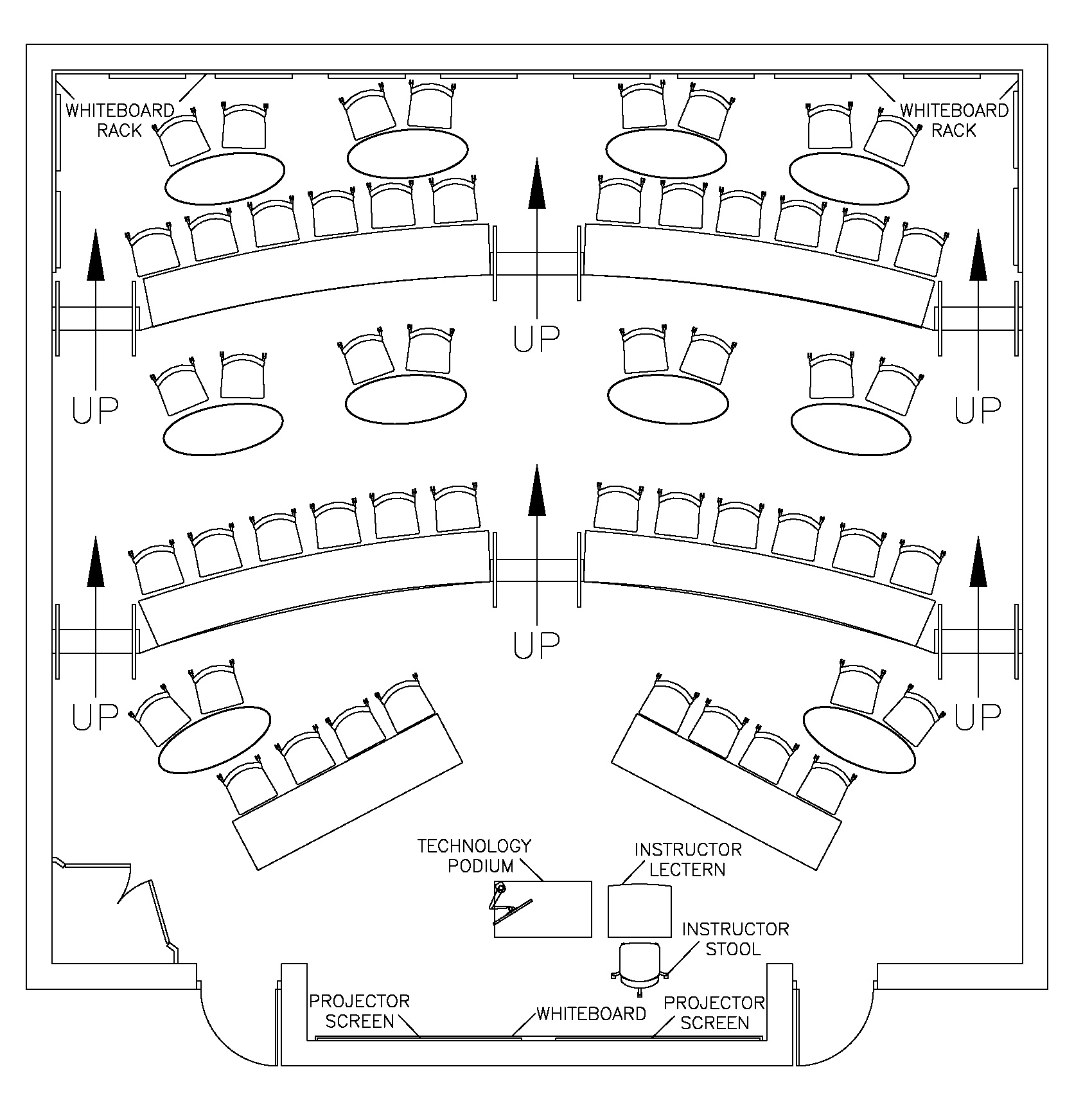Central Hall 116 Diagram