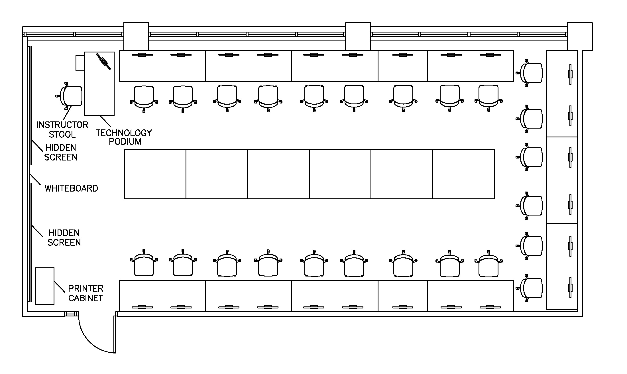 Kuhlin Center 206 Diagram