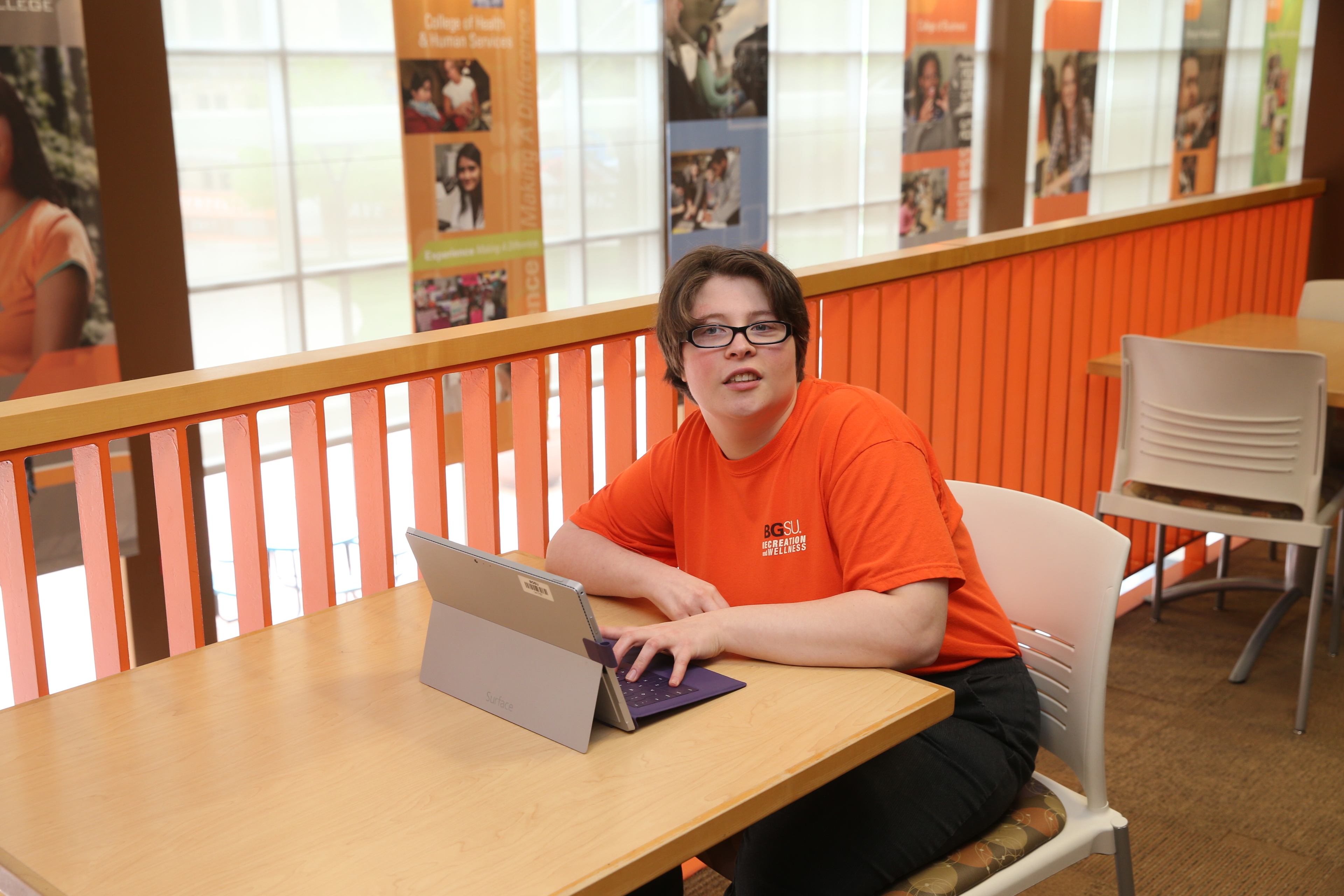 BGSU Students use assistive tech across campus, gain a certificate in supporting people to use both high and low technology.