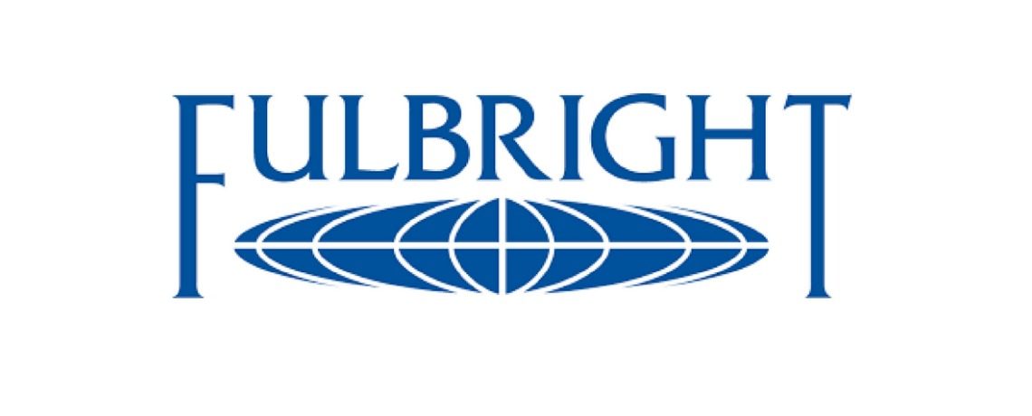 blue and white Fullbright logo