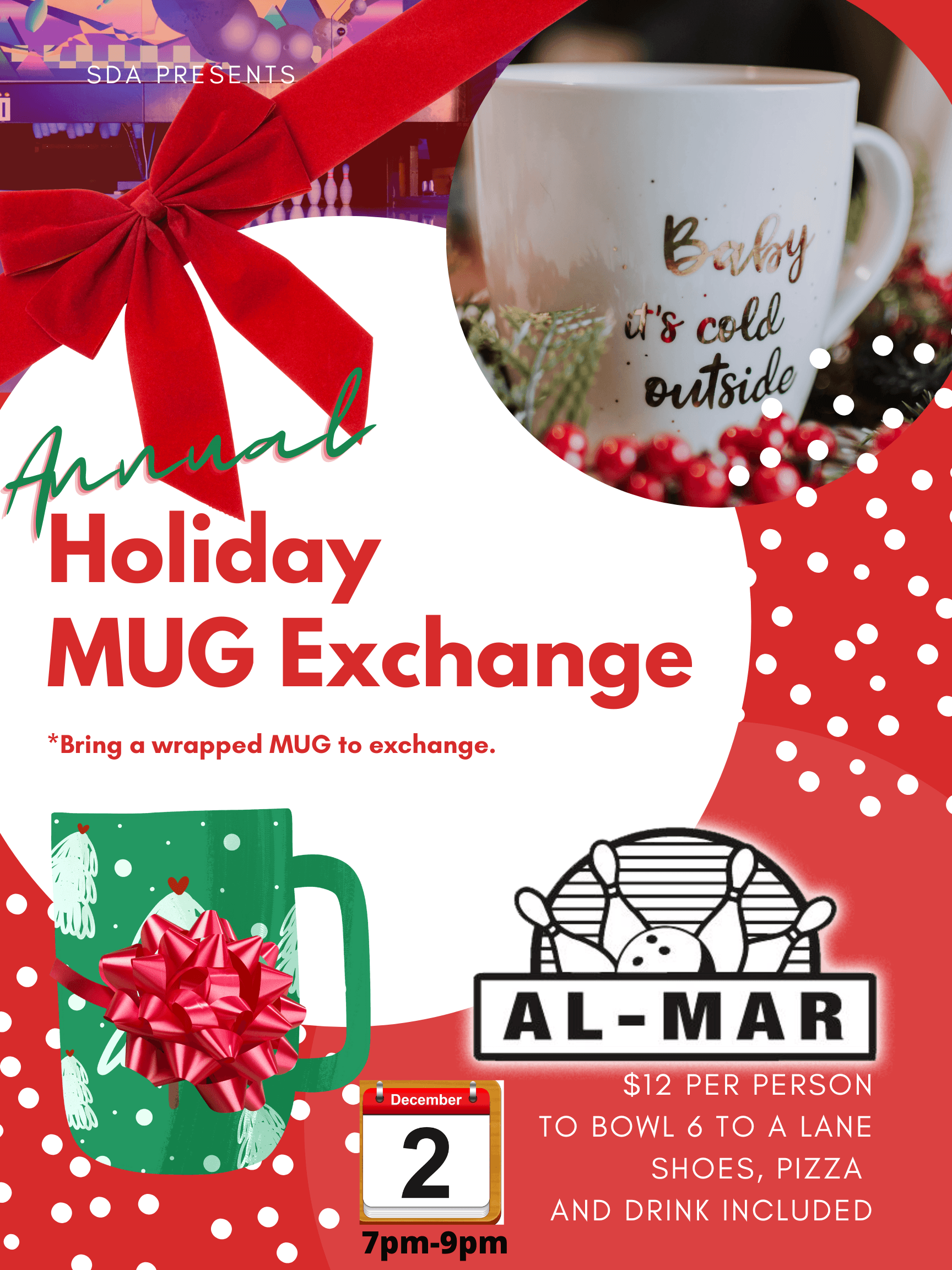 Holiday Mug Exchange SDA