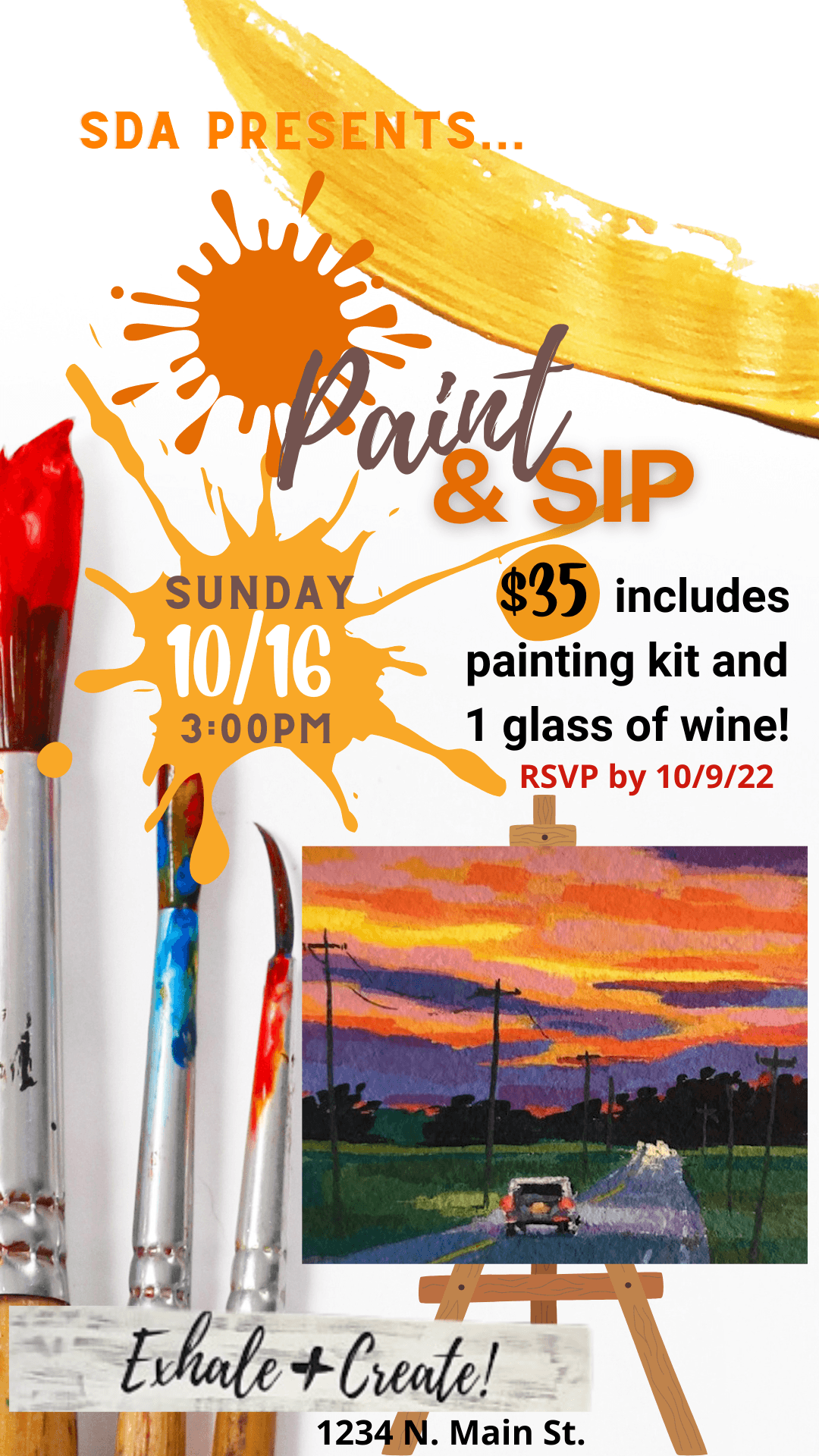 Paint and Sip SDA