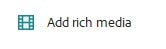 Add rich media with green icon to the left of the menu name