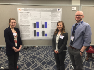 Megan Vine, Anna Gravelin, and Dr. Whitfield presenting at the 2018 OSHLA convention