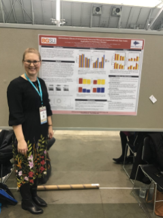 Zoe Kriegel presenting at the 2018 ASHA Convention