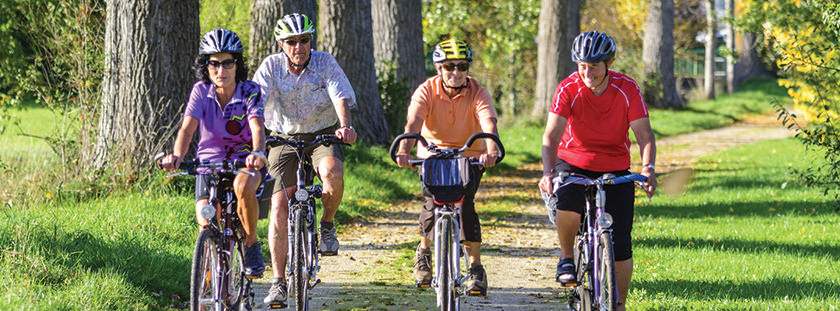 Senioren-Radtour im Herbst