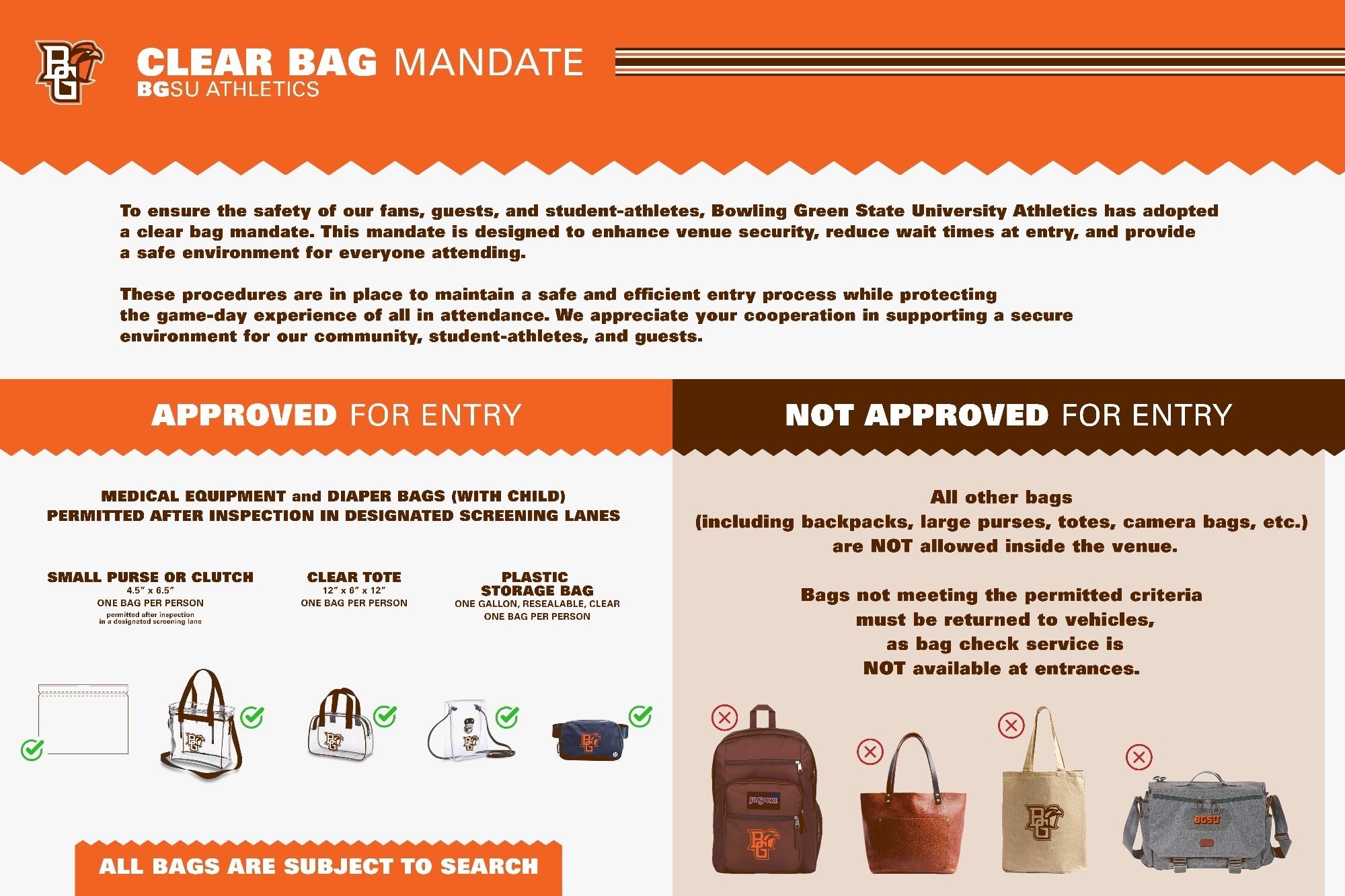 Clear Bag Mandate
