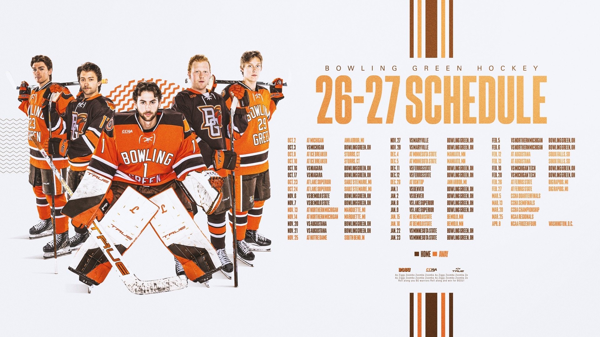 2026-2027 Falcon Hockey Schedule