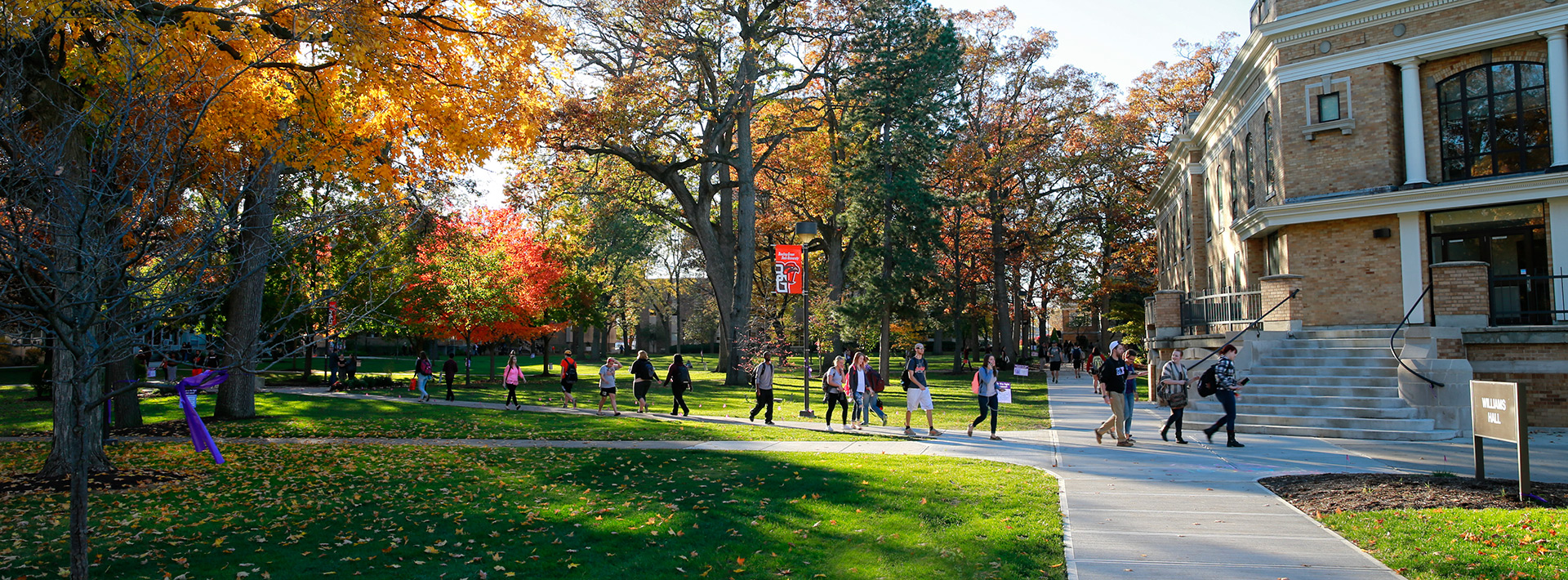 students in union oval