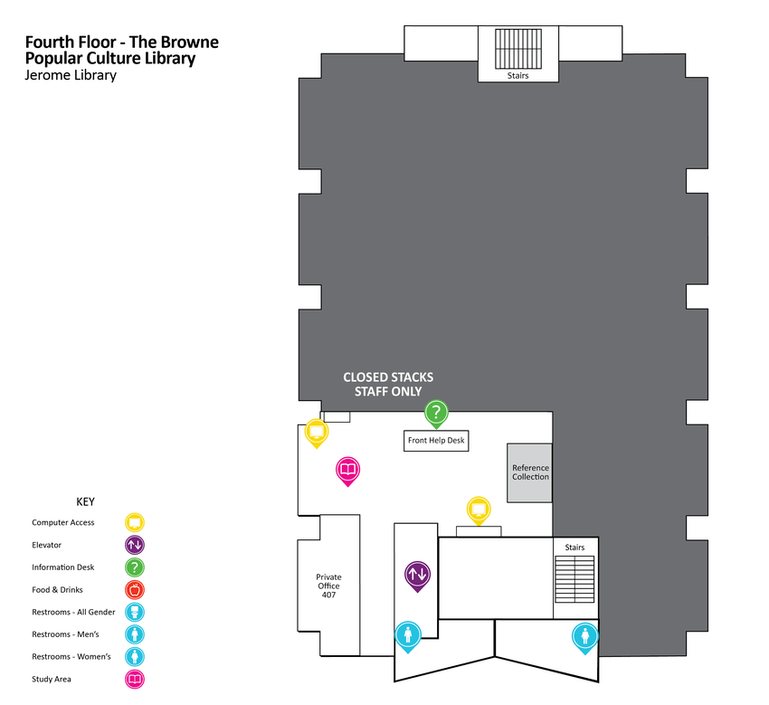 Jerome Library Floor Maps