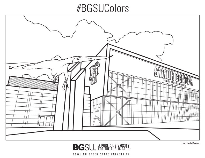 Stroh Center Coloring Page