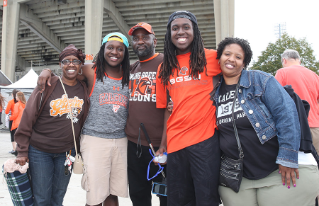 Falcon families gathered at BGSU for Family Weekend festivities and the football game at The Doyt against Memphis.