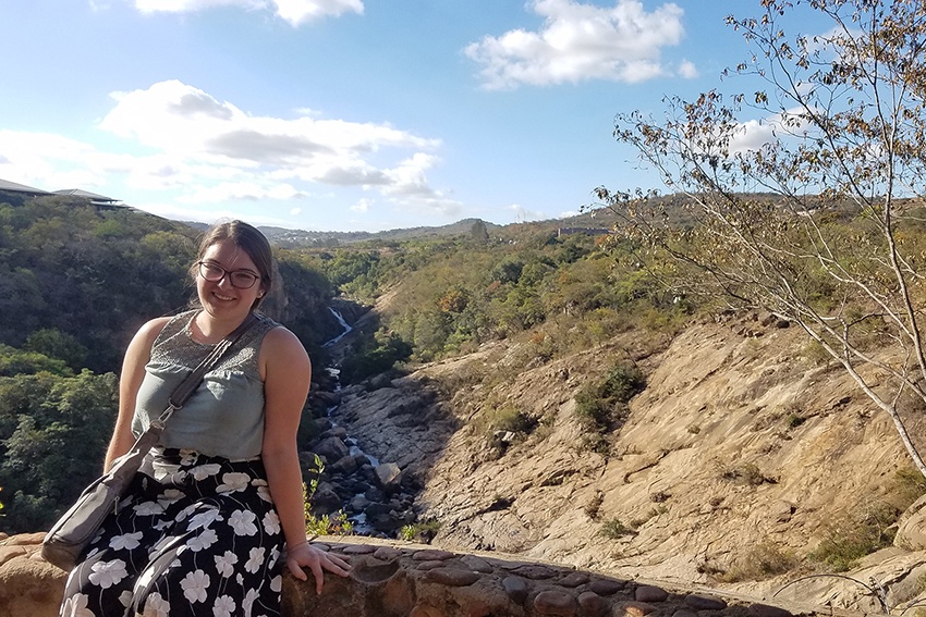 Study abroad south africa student