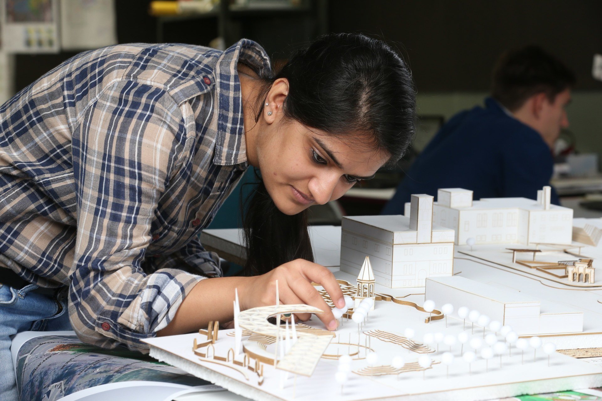 Architecture Student building model