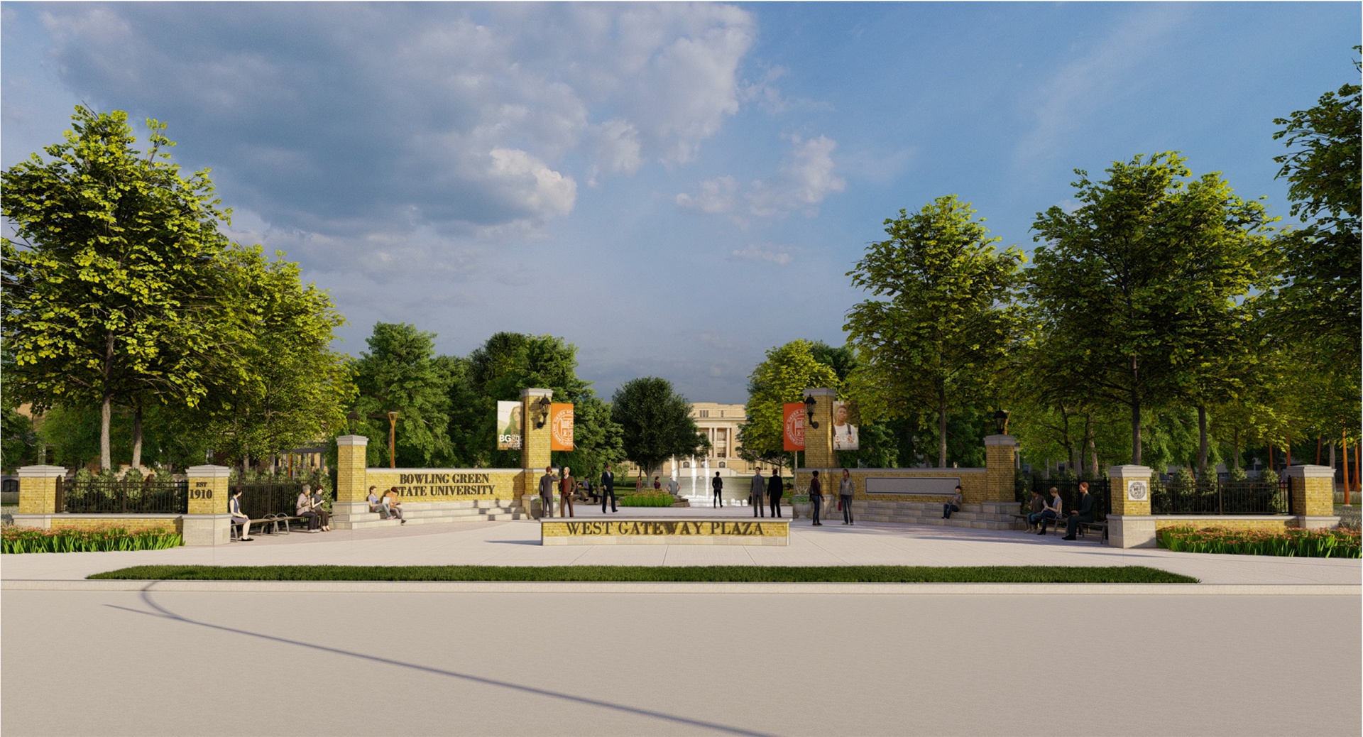 rendering of campus gateway