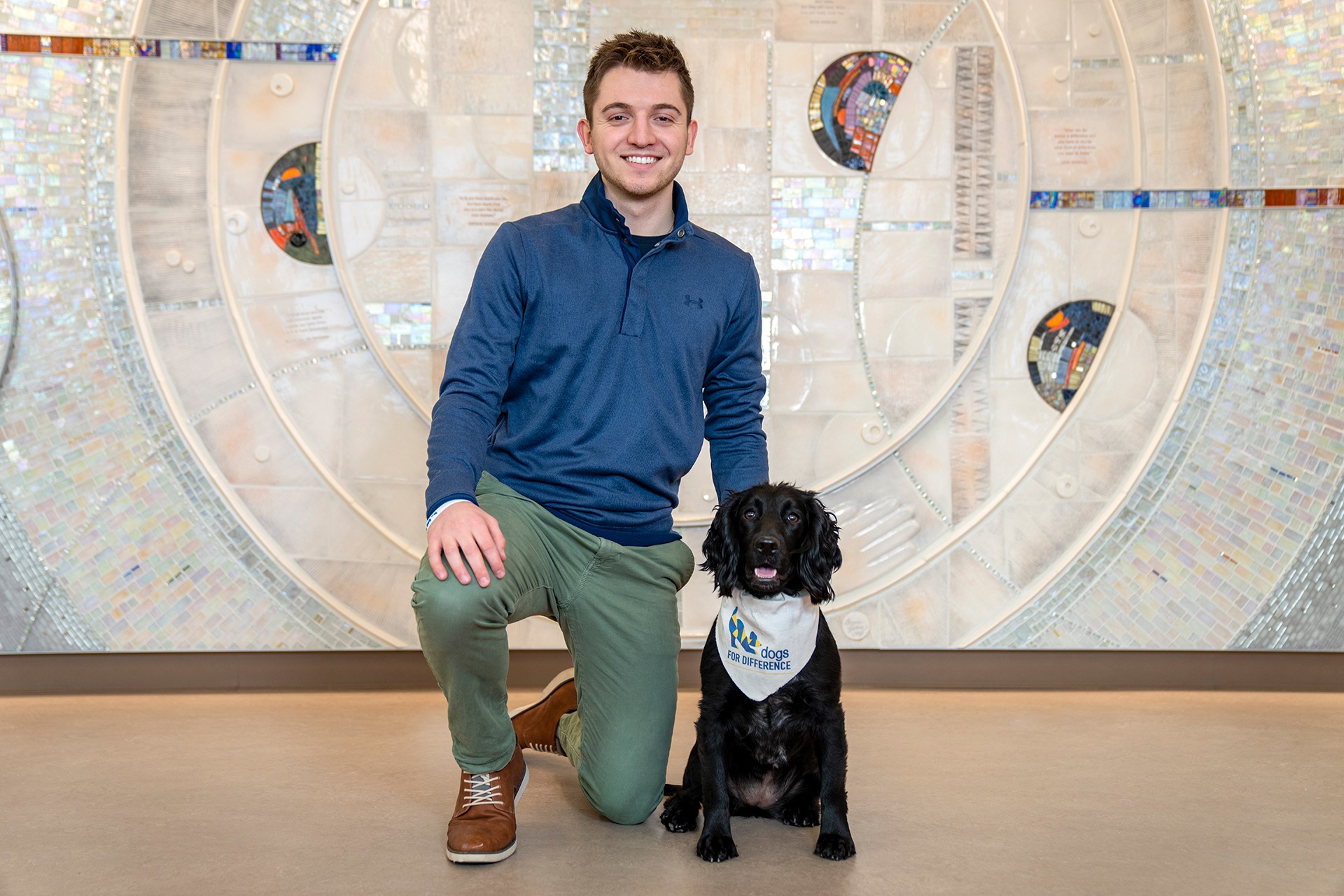 SLP student turns dog-assisted therapy into focus of academic study