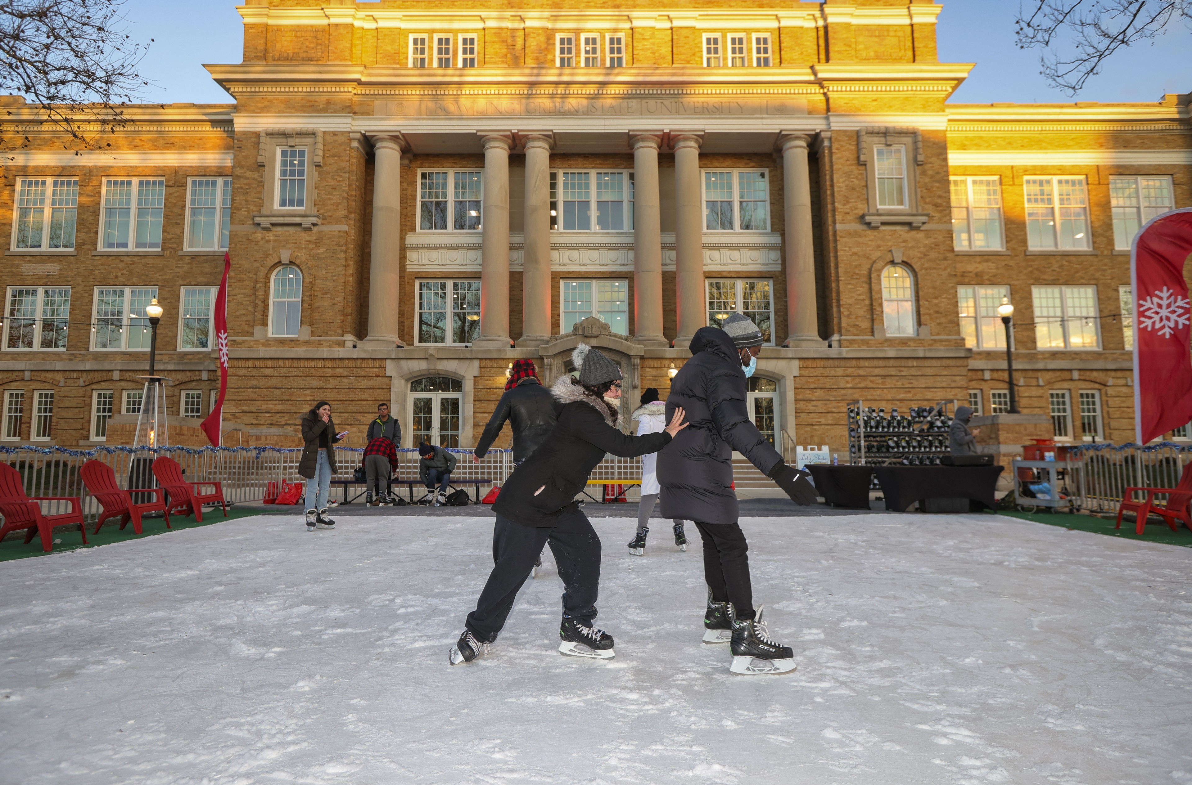 Students skating at Winter Wonderland 2022