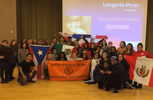 Group shot of the Latino Student Union