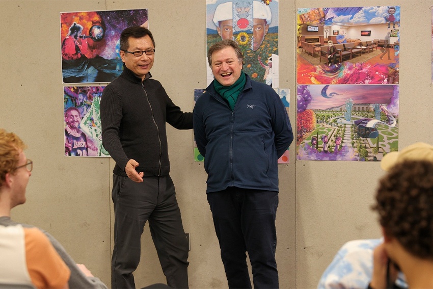Yong Huang and Dr. Andreas Luescher