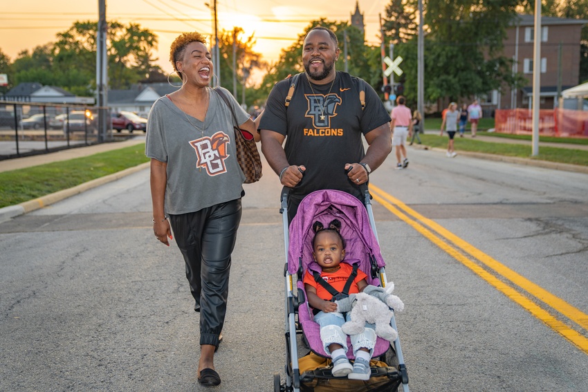 BGSU alumni and families took part in the four-hour party that covered several blocks.