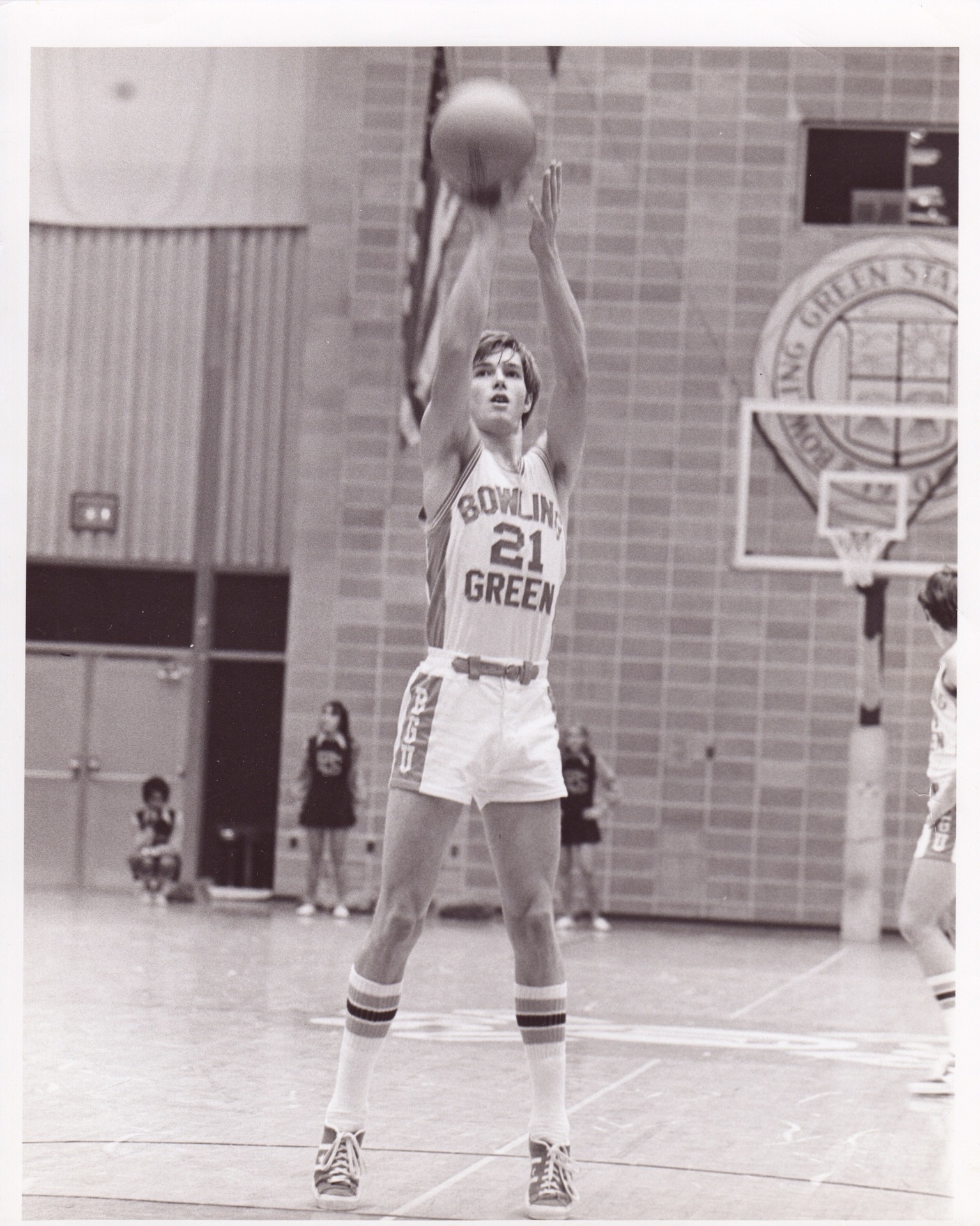 Jeff Lessig '73 was a two-sport athlete during his time at BGSU, playing basketball and baseball.