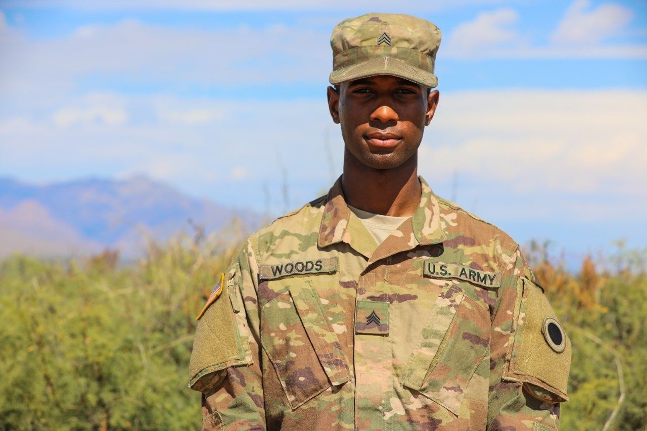 Bowling Green State University junior Sgt. Brison Woods is in Texas preparing for a year-long overseas deployment as an Ohio Army National Guardsman.