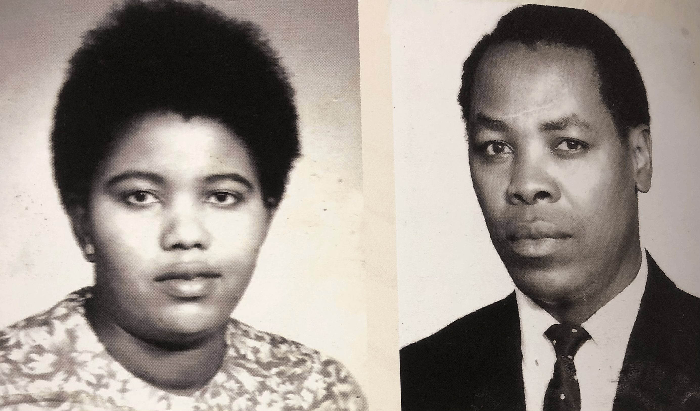 Portraits of Margaret Waithera Karugu and James B. Karugu