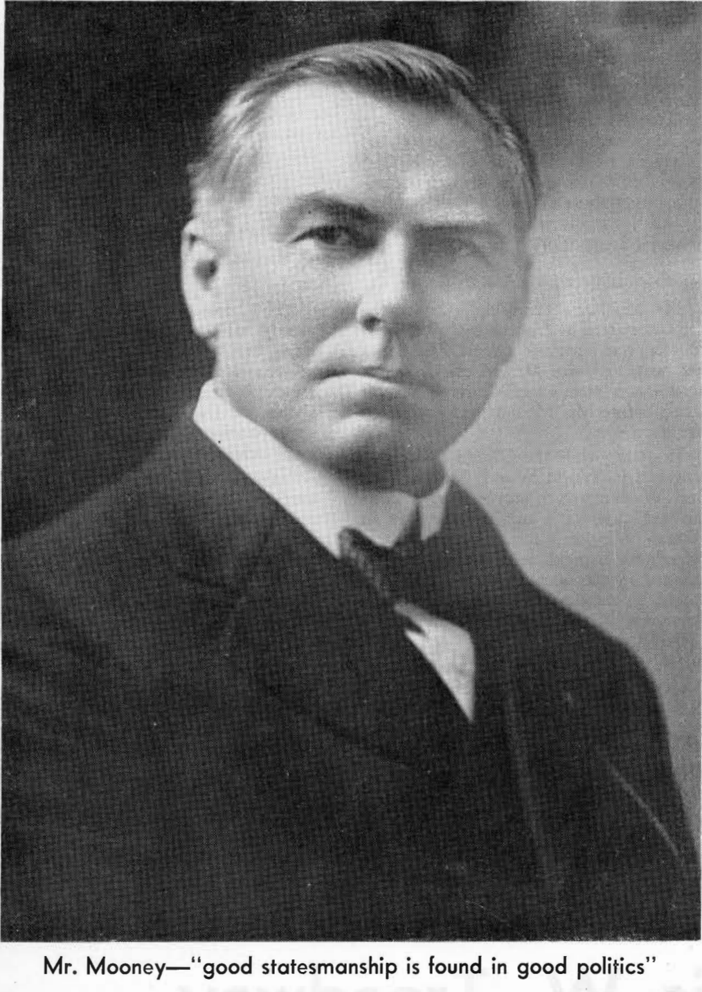 Historic photo of Ohio Speaker of the House Granville W. Mooney