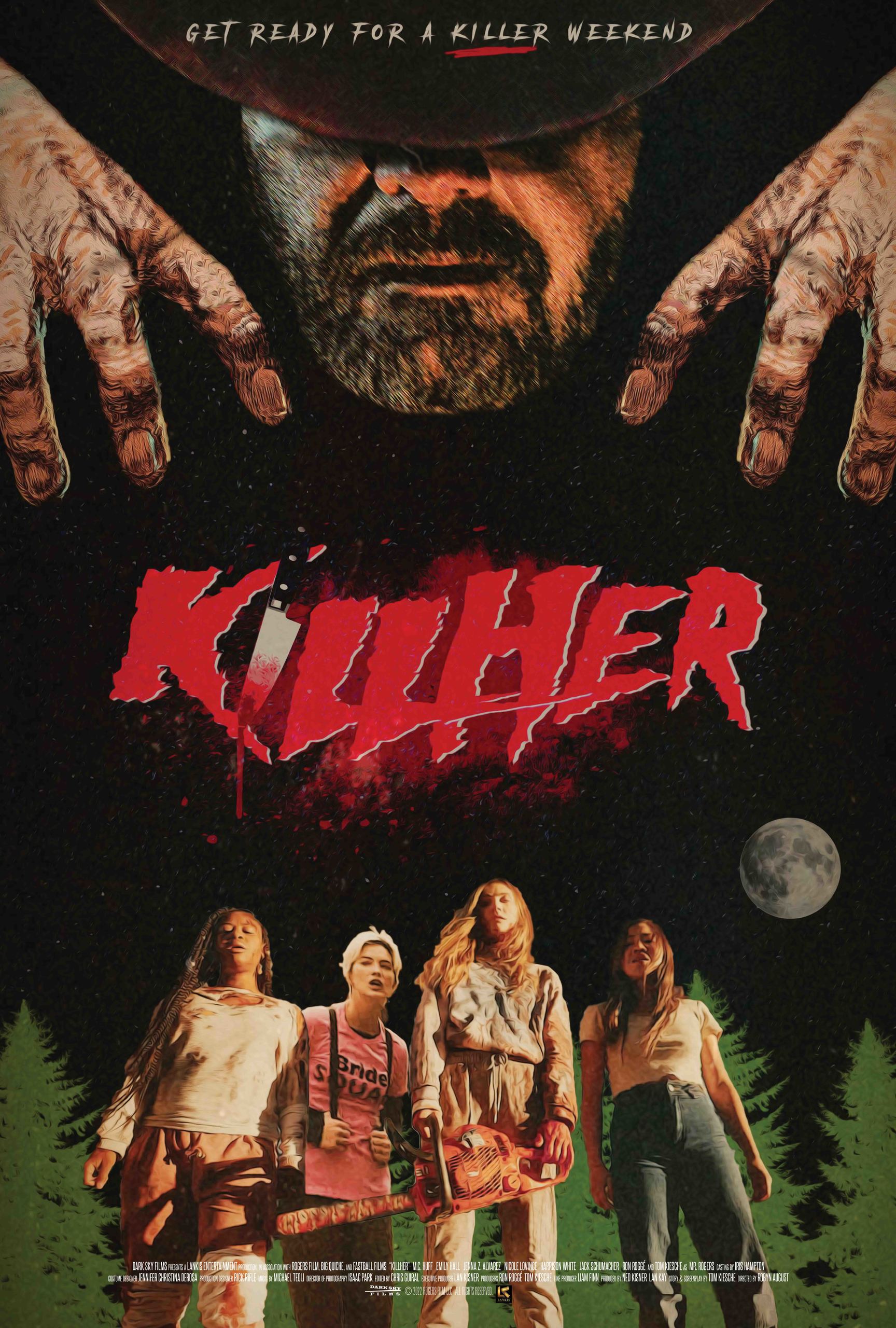 A movie poster depicting a horror film called "KillHer"