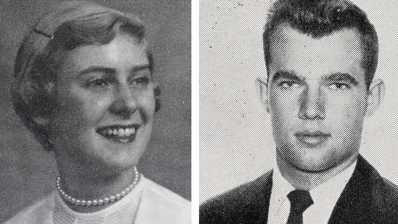 Ellen Bowen and Robert Thompson were Falcon Flames at BGSU.