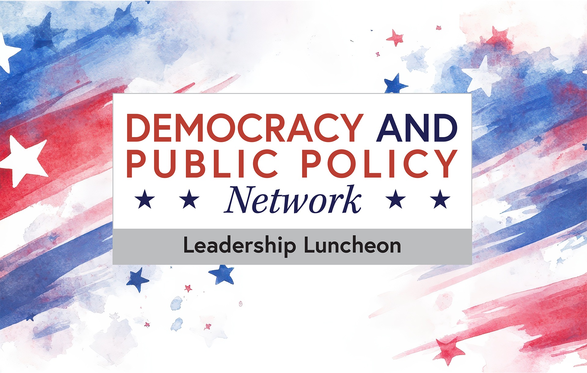 A digital image announcing the Luncheon