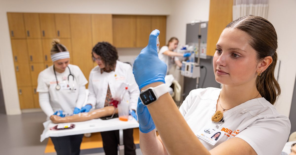 BGSU nursing program achieves 100% first-time NCLEX pass rate
