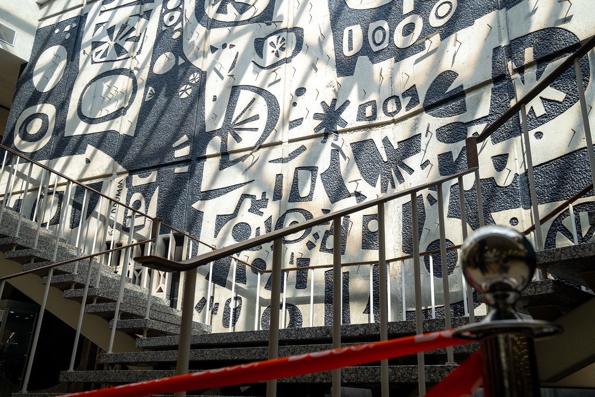 Celebrating the mural restoration